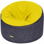Pouf rond pour jardin, pouf portable rsistant  l'eau, grand pouf intrieur et extrieur pour jardin ...