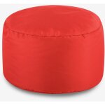 Bean bag bazaar - veeva pouf rond, repose - pieds - 38cm x 20cm - textile tiss�, r�sistant � l'eau, poufs ...