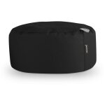 Pouf rond similicuir indoor noir happers Pouf rond similicuir indoor noir happers