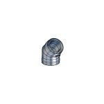 Poujoulat - coude inox pour poêle à granulés - pgi pour poêles à pellets - coude 45° - finition : inox ... Poujoulat - coude inox pour poêle à granulés - pgi pour poêles à pellets - coude 45° - finition : inox ...