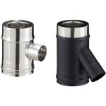 Poujoulat - el�ment droit inox avec prise d'air pour po�le � granul�s - pgi pour po�les � pellets - diam�tre ...