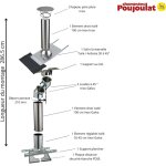 Poujoulat - kit conduit isolé sortie toiture avec dévoiement inox - galva et inox - inox diamètre 150 ... Poujoulat - kit conduit isolé sortie toiture avec dévoiement inox - galva et inox - inox diamètre 150 ...