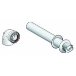 Poujoulat - kit terminal horizontal pour chaudire 60 / 100 ep ksth60ep - blanc