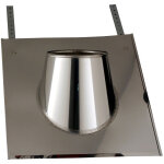 Poujoulat - solin avec collerette 15  30 inox sia 30 180 - 230 31999041
