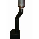 Poujoulat - sortie inox 50 à 70s 150 dom. h800 noir mat ral 9019 31150752noir Poujoulat - sortie inox 50 à 70s 150 dom. h800 noir mat ral 9019 31150752noir