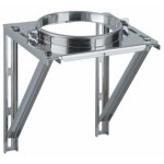 Poujoulat - support mural therminox tz galva - support mural galva de 5 � 20 cm - diam�tre int�rieur ...