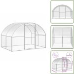 Poulailler d'ext�rieur 3x2x2 m acier galvanis� - poulailler ext�rieur - abri poulet - coop poule - cage ...