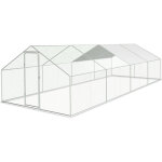 Poulailler ext�rieur toit du poulailler, acier galvanis� petit poulailler enclos ext�rieur avec protection ...