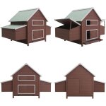 Poulailler marron 157x97x110 cm bois - poulailler en bois - abri pour poules - coop pour poules - poulailler ... Poulailler marron 157x97x110 cm bois - poulailler en bois - abri pour poules - coop pour poules - poulailler ...