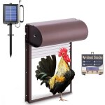 Poulet automatique porte poulailler solaire powerd m�tal rideau roulant poulailler porte avec minuterie ...