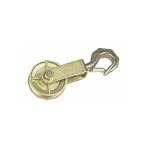 Poulie � chape e110s - charge cmu : 320 kg - diam�tre ext�rieur du r�a : 100 mm tractel