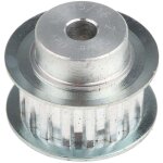 Poulie pour courroie crant�e en aluminium 16 dents , pas de 5mm, al�sage 6mm ( prix pour 1 )