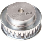 Poulie pour courroie crant�e en aluminium 24 dents , pas de 5mm, al�sage 6mm ( prix pour 1 )