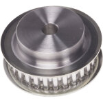 Poulie pour courroie crant�e en aluminium 28 dents , pas de 5mm, al�sage 8mm ( prix pour 1 )