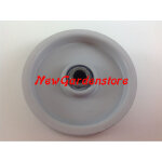 Poulie de courroie de tracteur de pelouse avec roulement � gorge plate universel