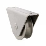 Poulie À gorge 20mm avec boîte - 80x20 mm Poulie À gorge 20mm avec boîte - 80x20 mm
