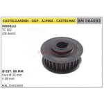 Poulie pour tondeuse tc 102 28 dents alpina 004093
