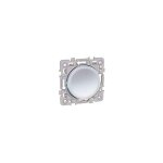 Eurohm square bouton poussoir silver - 60402 Eurohm square bouton poussoir silver - 60402