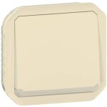 Poussoir no - nf lumineux avec voyant �tanche plexo 10a ip55 ik08 avec enjoliveur finition sable legrand ...