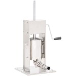 Poussoir � saucisse manuel argent� 3 l acier inoxydable vidaxl