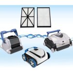 Poweka rcx70101pak2 lot de 2 cartouches de filtre de rechange compatibles avec hayward aqua vac qc sharkvac ...