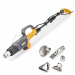 Brûleur électrique pistolet désherbeur 2000w jusqu'à 650° + 5 embouts Brûleur électrique pistolet désherbeur 2000w jusqu'à 650° + 5 embouts