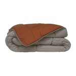 Poyet - motte - poyet motte couette microfibre 400g / m2 calgary - 200 x 200 cm - gris galet et marron ... Poyet - motte - poyet motte couette microfibre 400g / m2 calgary - 200 x 200 cm - gris galet et marron ...