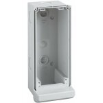 Schneider electric - pratika - bo�tier mural pour 1 prise verrouillable avec pr�d�fon�age - 103x250mm ...