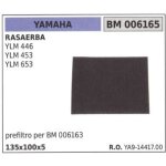 Pr�filtre � air yamaha pour tondeuse � gazon ylm 446 453 653 006165