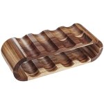 Pr�sentoir � vin en bois � double niveau, porte - bouteilles de vin rouge, table, bar, cuisine 4, 2(5) ...