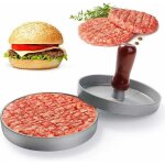 Presse � hamburger, presse � hamburger de cuisine � viande hach�e, manche en bois, presse � hamburger ...