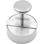 Presse � hamburger, moule steak hach� en acier inoxydable 304 avec �chelle, pour r�union de famille, ...