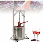 Presse manuelle de raisin / pomme d'acier inoxydable de 22l avec la presse hydraulique pour des fruits, ...