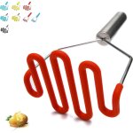 Presse - pur�e - corps de protection en silicone avec ustensiles de cuisine anti - rayures en acier inoxydable ...