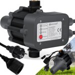 Pressostat commande de pompe arrosage de jardin avec câble anthracite / noir - kesser Pressostat commande de pompe arrosage de jardin avec câble anthracite / noir - kesser