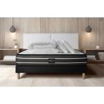 Prestige literie - ensemble matelas sommier exclusive 160 x 200 cm - couleur : noir avec 2 oreillers ... Prestige literie - ensemble matelas sommier exclusive 160 x 200 cm - couleur : noir avec 2 oreillers ...