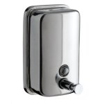 Presto - distributeur de savon mural en inox bross� - chrom� bross� - 800ml