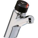 Presto - mitigeur de lavabo - bouton plastique noir 4000 s Presto - mitigeur de lavabo - bouton plastique noir 4000 s