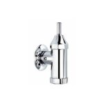 Robinet de chasse mural presto 1000m avec robinet d'arrêt temporisé pour toilettes Robinet de chasse mural presto 1000m avec robinet d'arrêt temporisé pour toilettes