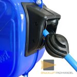 Enrouleur de tuyau industriel prevost 15 m - 10x14 mm drf 1015es avec raccord de scurit esi 07