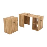 Meublorama - bureau pliable sp�cial petite espace collection flip coloris pin.