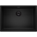 Primagran - evier sous plan 66x47cm, evier en granit 1 bac + kit de vidage, �vier au meuble 70cm - london, ...