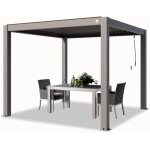 Toolport - primeyard pergola 3x3 m poteaux en aluminium avec lames orientables en aluminium pavillon ... Toolport - primeyard pergola 3x3 m poteaux en aluminium avec lames orientables en aluminium pavillon ...