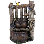 No brand - printemps fontaine ornementale aspect bois cascade cour porche caractéristique de l'eau terrasses ... No brand - printemps fontaine ornementale aspect bois cascade cour porche caractéristique de l'eau terrasses ...