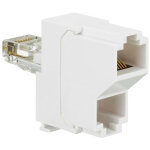 Doubleur saillie de rj45 � 2 sorties r�seau informatique legrand 032748