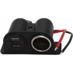 Prise allume cigare 1 ac 2usb 3. 1a