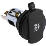 Rs pro ? prise allume - cigare femelle 15a ? connecteur din 4165 ? montage panneau ? pour applications ...