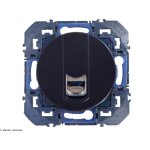 Prise blinde rj45 catgorie6 stp dooxie finition noir mat legrand leg600575