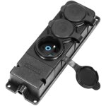 Orno ae - 13166 multiprise exterieur �tanche r�sistance � l'humidit� et aux chocs s�parateur etanche ...