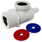 Prise connecteur universel de paroi (complet) polaris - 9 - 100 - 9001